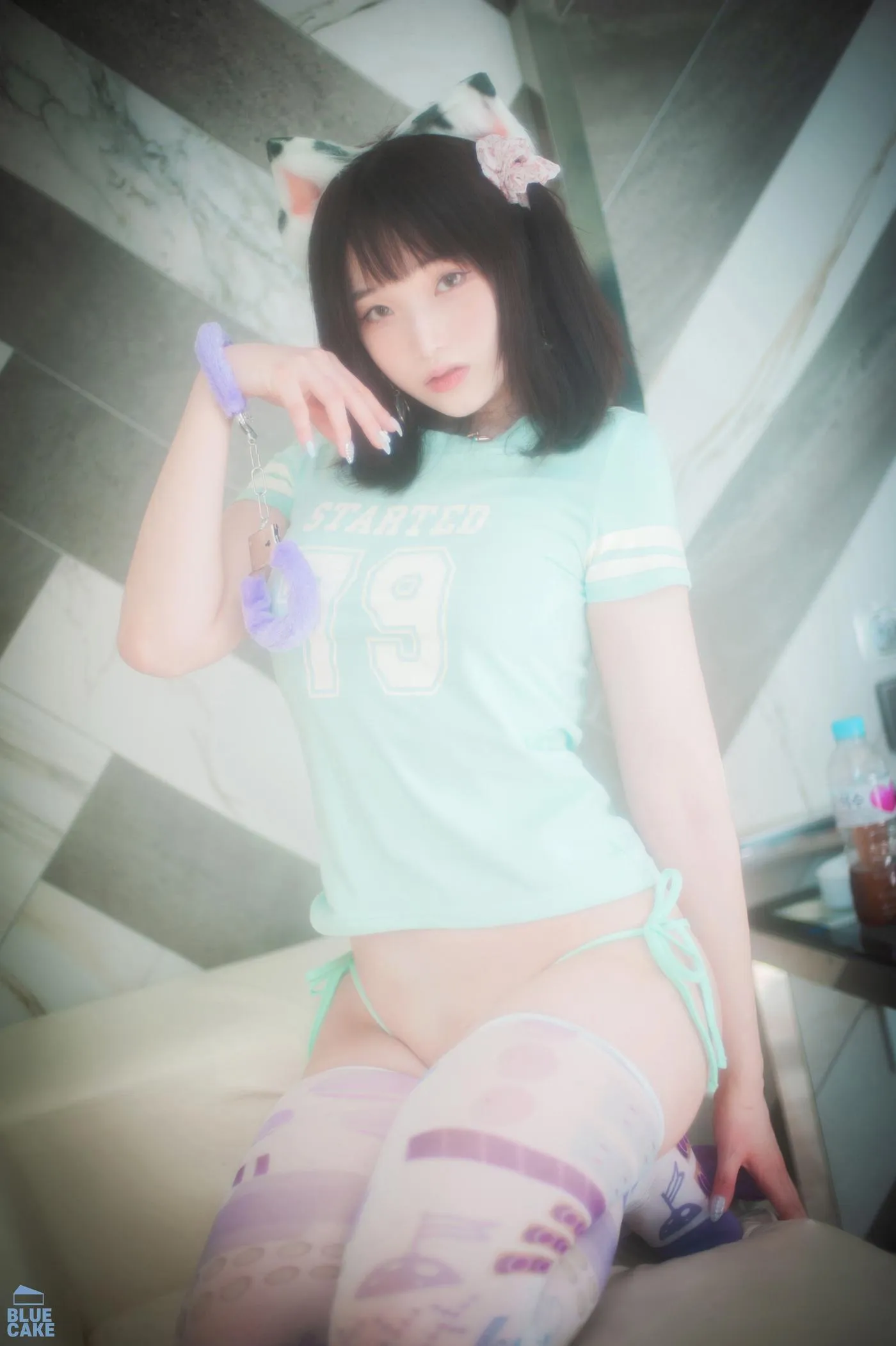 Bambi밤비 – NO.91 [BLUECAKE] Naughty Cats Pink  Mint RED[23] [55P]插图9